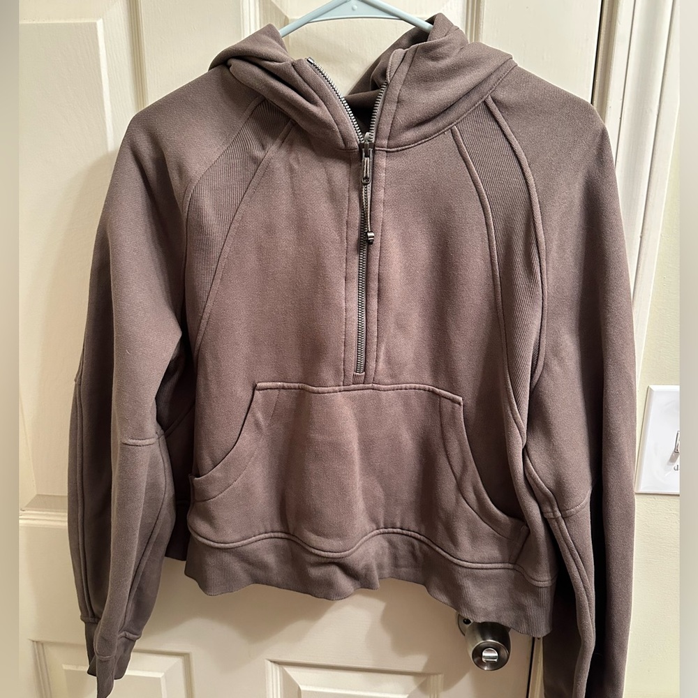 Lululemon Scuba Oversized Half Zip Hoodie - Nomad size M/L